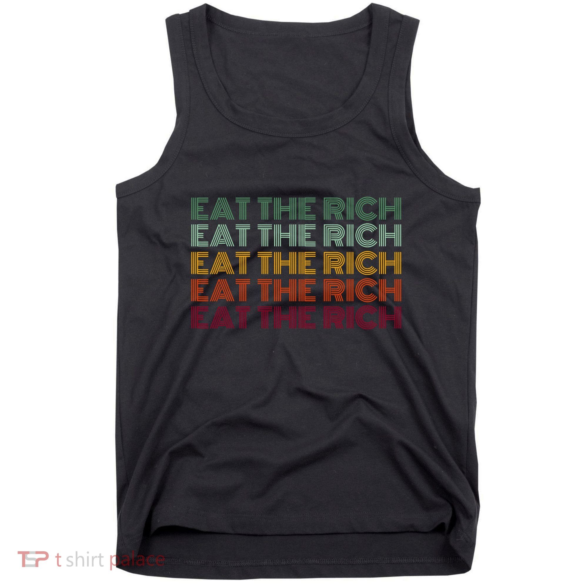 Eat The Rich Socialist Retro Tank Top