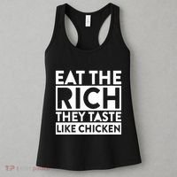 Eat The Rich They Taste Like Chicken Women's Tank Top thumb 3