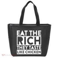 Eat The Rich They Taste Like Chicken Tote Bag thumb 0