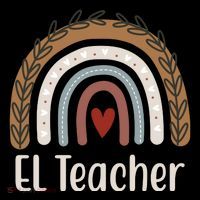 El Teacher Rainbow Heart Sweatshirt thumb 3