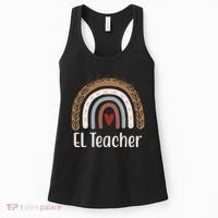 El Teacher Rainbow Heart Women's Tank Top thumb 0