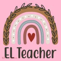 El Teacher Rainbow Heart Doggie Tank thumb 4