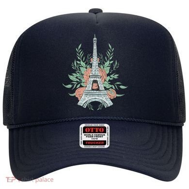 Eiffel Tower Rose Floral Hat