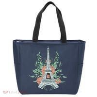 Eiffel Tower Rose Floral Bag thumb 0