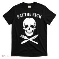 Eat The Rich Funny Anti Capitalism Tee T-Shirt thumb 0