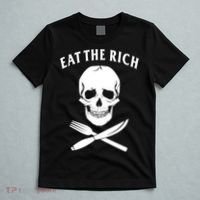 Eat The Rich Funny Anti Capitalism Tee T-Shirt thumb 5