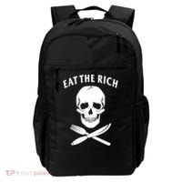 Eat The Rich Funny Anti Capitalism Tee Backpack thumb 0