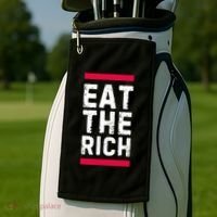Eat The Rich Golf Towel thumb 2