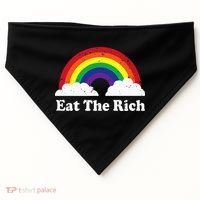 Eat The Rich USA-Made Doggie Bandana thumb 0