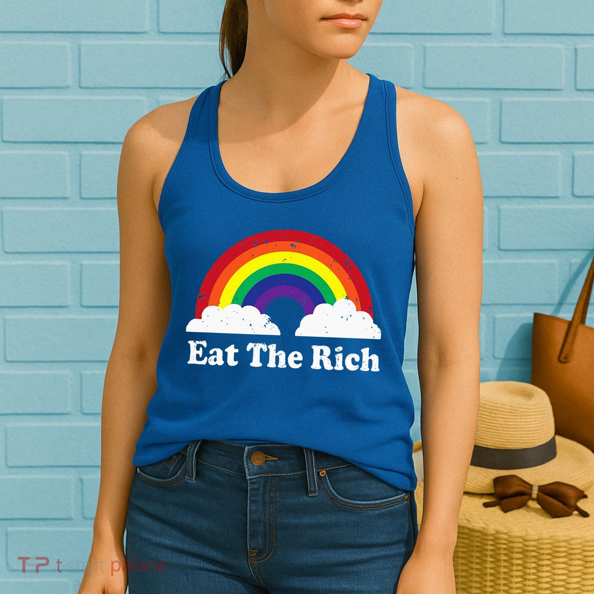 Eat The Rich Women's Tank Top