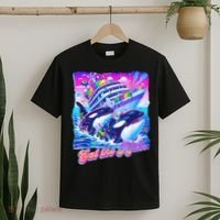 Eat The Rich Whale 90s Orca Funny Whale Animal Yacht Retro T-Shirt thumb 2