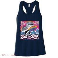 Eat The Rich Whale 90s Orca Whale Animal Yacht Retro Women's Tank Top thumb 0