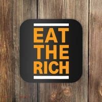 Eat The Rich Funny Coaster thumb 0