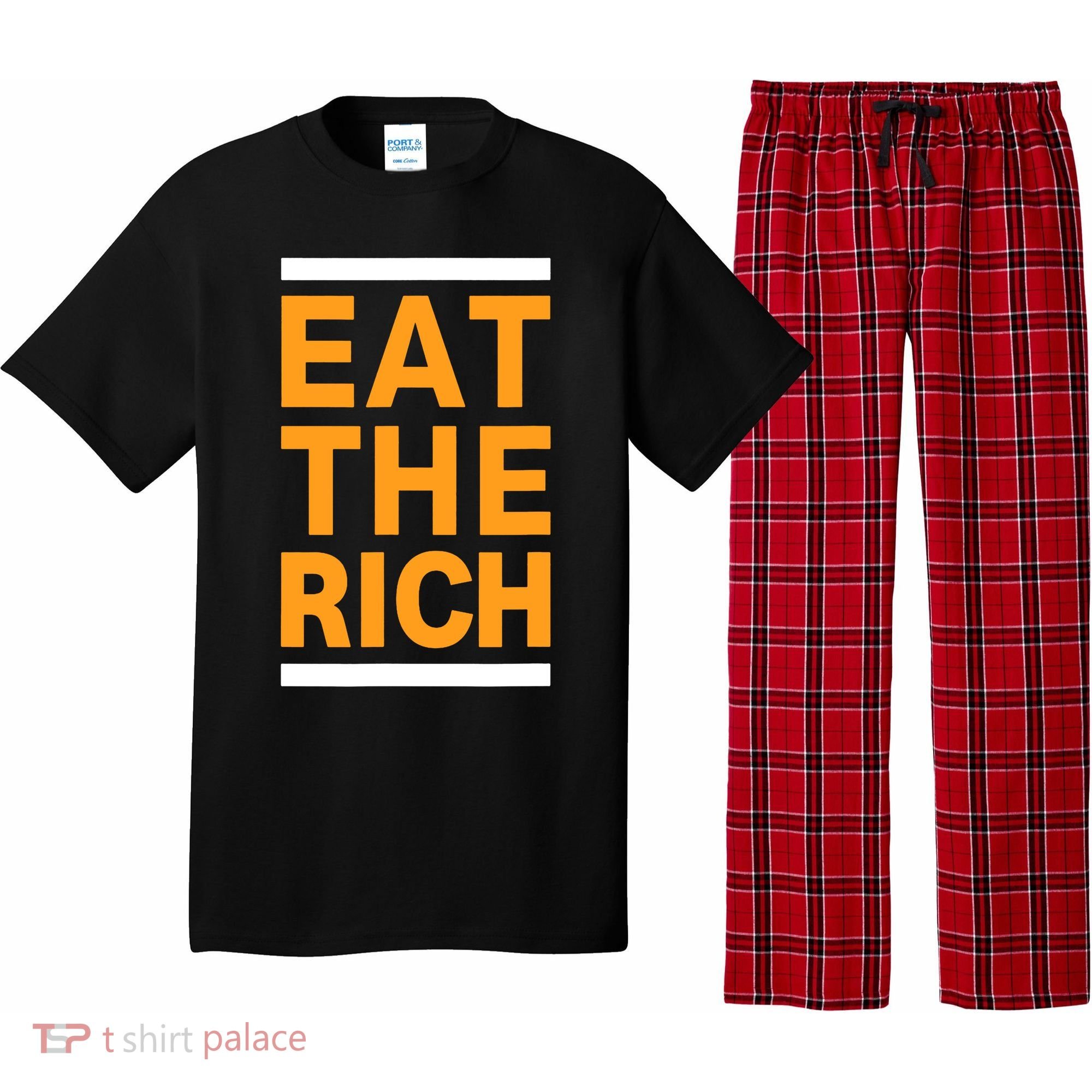 Eat The Rich Funny Pajama Set