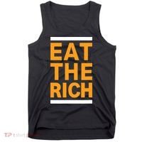Eat The Rich Funny Tank Top thumb 0