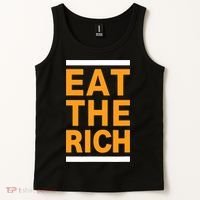 Eat The Rich Funny Tank Top thumb 2