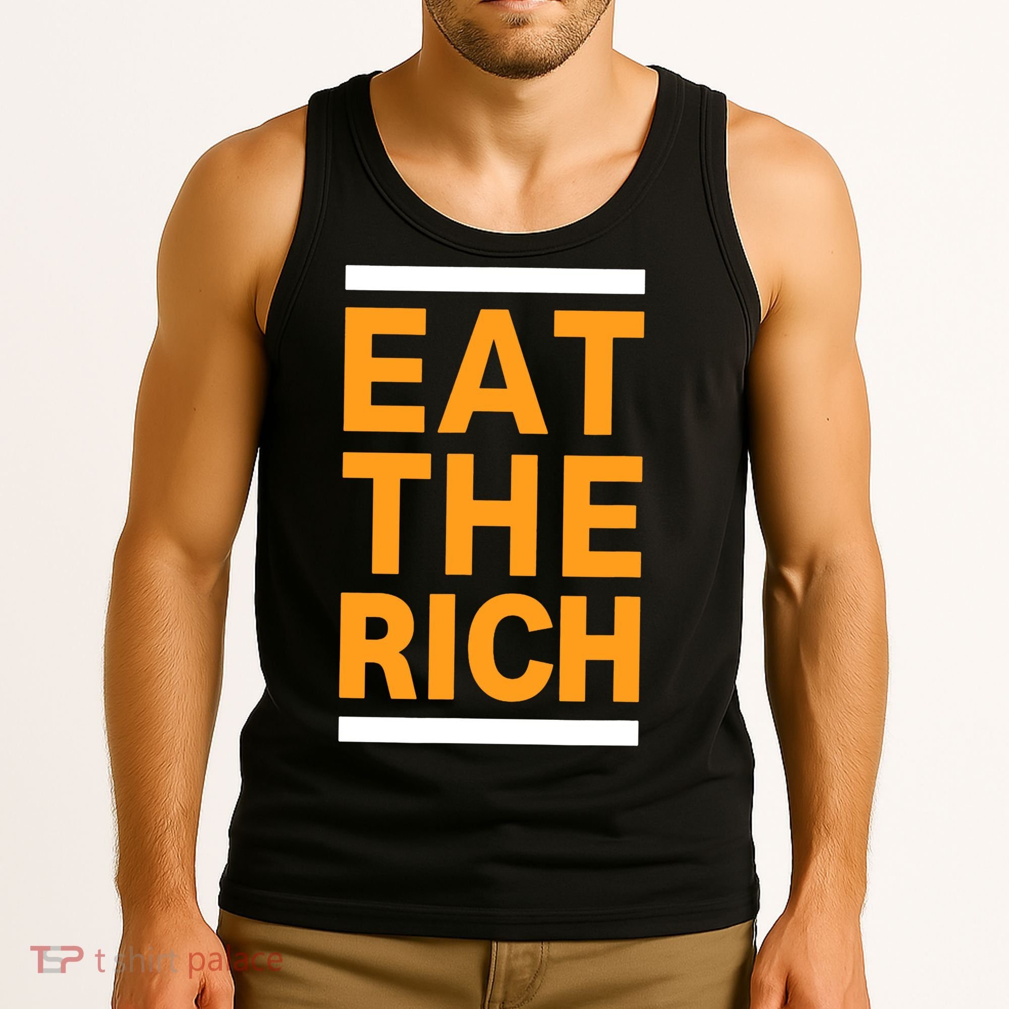 Eat The Rich Funny Tank Top