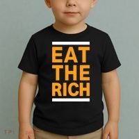 Eat The Rich Funny Toddler T-Shirt thumb 2