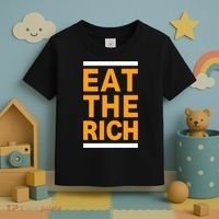 Eat The Rich Funny Toddler T-Shirt thumb 3