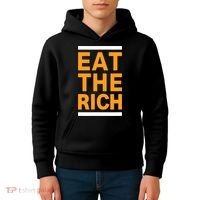 Eat The Rich Funny Kids Hoodie thumb 4