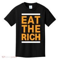 Eat The Rich Funny Kids T-Shirt thumb 0