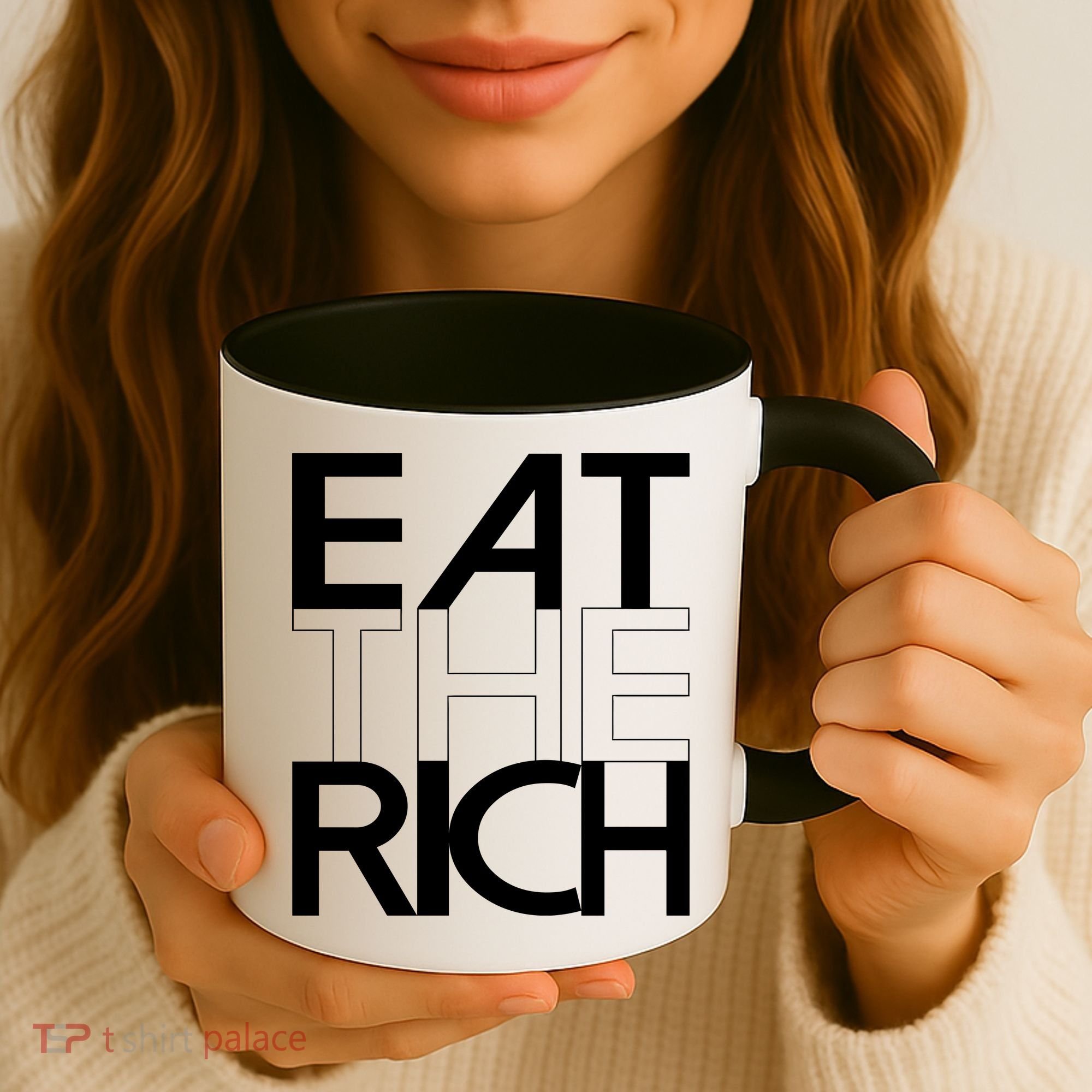 Eat The Rich Socialist Resistance Protest Statement Coffee Mug