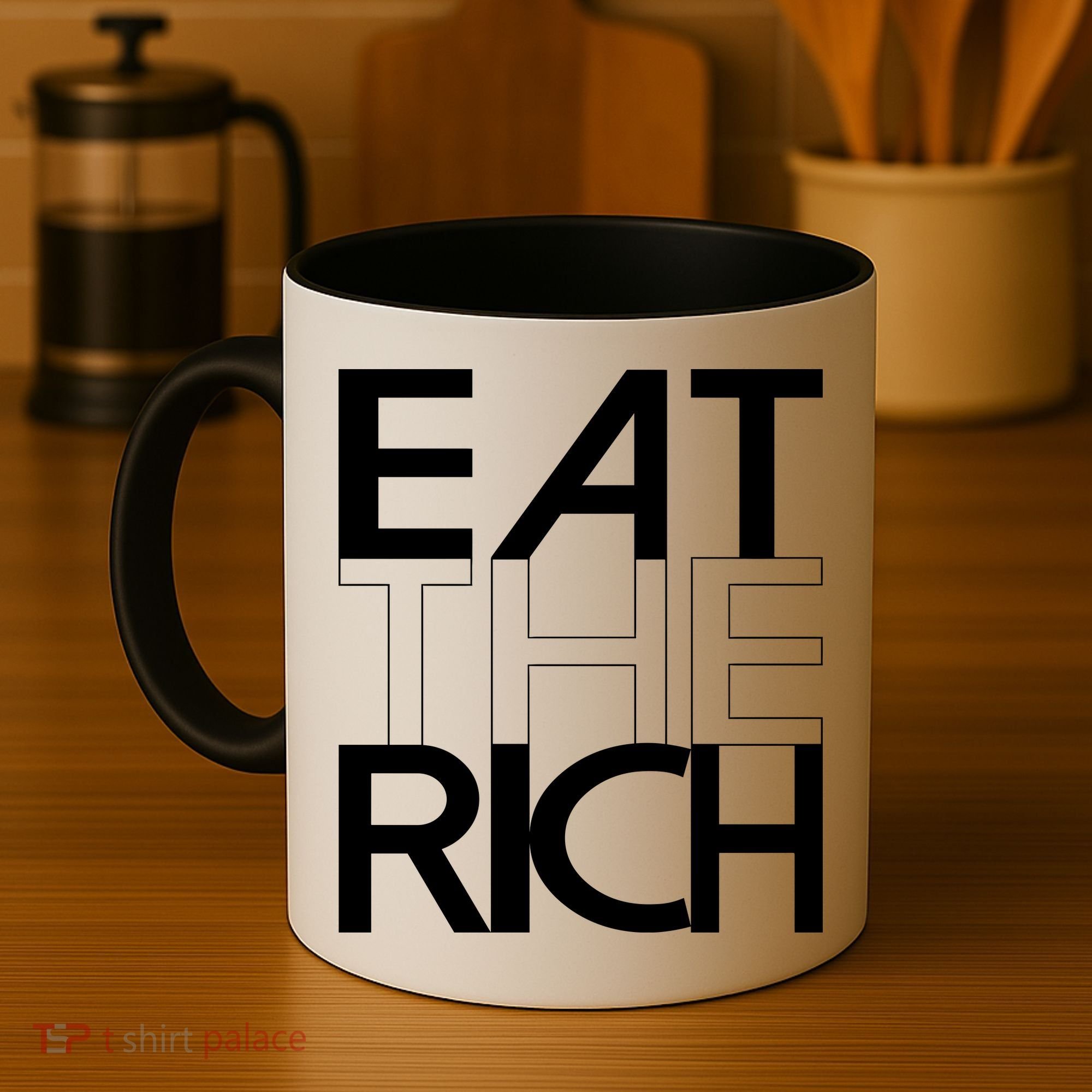 Eat The Rich Socialist Resistance Protest Statement Coffee Mug