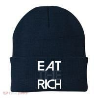 Eat The Rich Socialist Resistance Protest Statement Beanie thumb 0