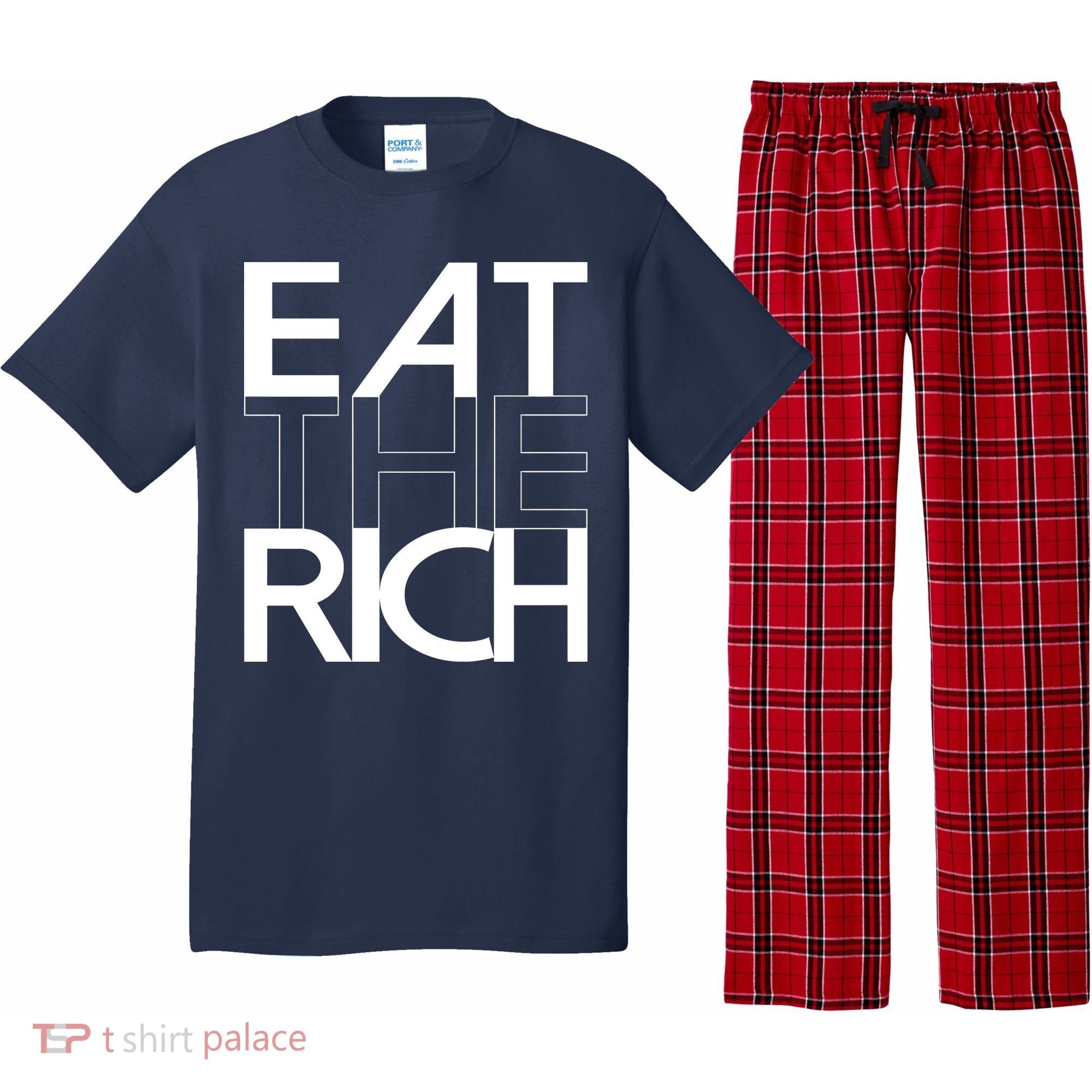 Eat The Rich Socialist Resistance Protest Statement Pajama Set