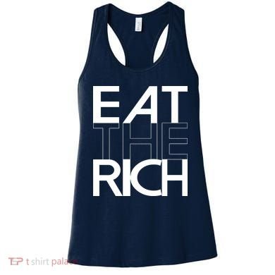 Eat The Rich Socialist Resistance Protest Statement Women's Tank Top