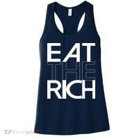 Eat The Rich Socialist Resistance Protest Statement Women's Tank Top thumb 0