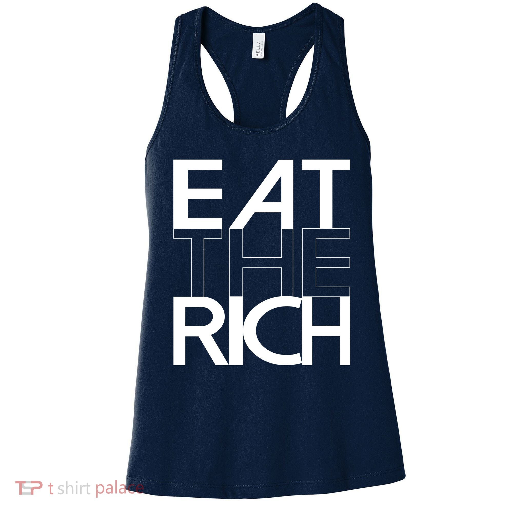 Eat The Rich Socialist Resistance Protest Statement Women's Tank Top