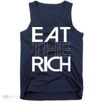 Eat The Rich Socialist Resistance Protest Statement Tank Top thumb 0
