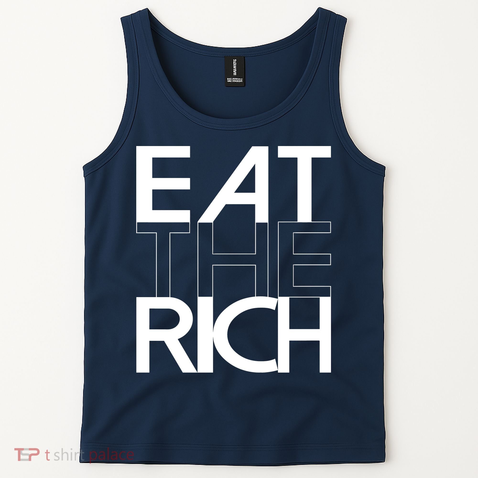 Eat The Rich Socialist Resistance Protest Statement Tank Top