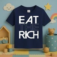 Eat The Rich Socialist Resistance Protest Statement Toddler T-Shirt thumb 3