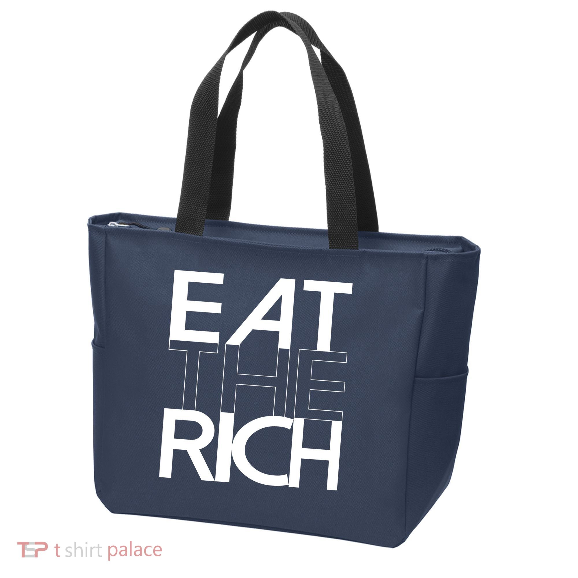 Eat The Rich Socialist Resistance Protest Statement Tote Bag