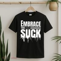Embrace The Suck American Flag Military Veteran T-Shirt thumb 2