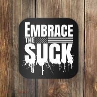 Embrace The Suck American Flag Military Veteran Coaster thumb 0