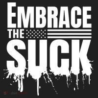 Embrace The Suck American Flag Military Veteran Golf Towel thumb 3