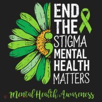End The Stigma Mental Health Matters Awareness Brain Illness  Beanie thumb 2