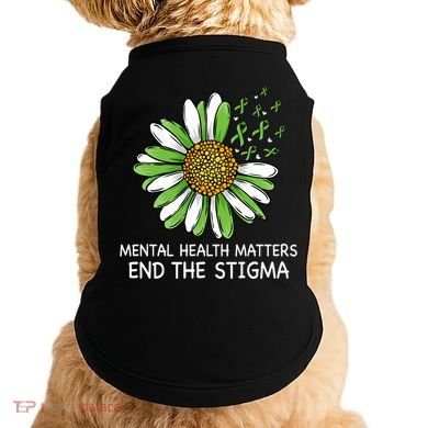 End The Stigma Mental Health Awareness Doggie Tank