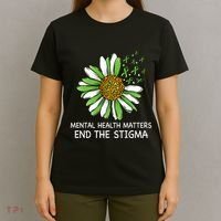 End The Stigma Mental Health Awareness T-Shirt thumb 4