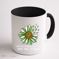 End The Stigma Mental Health Awareness Coffee Mug thumb 1