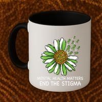 End The Stigma Mental Health Awareness Coffee Mug thumb 2