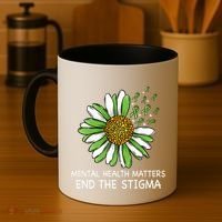 End The Stigma Mental Health Awareness Coffee Mug thumb 4