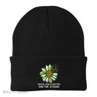 End The Stigma Mental Health Awareness Beanie thumb 0