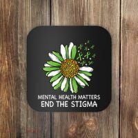 End The Stigma Mental Health Awareness Coaster thumb 0