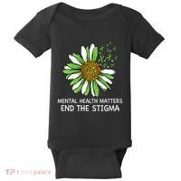 End The Stigma Mental Health Awareness Baby Bodysuit thumb 0