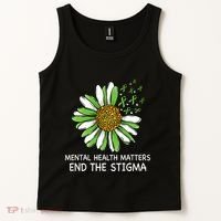 End The Stigma Mental Health Awareness Tank Top thumb 2