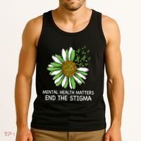 End The Stigma Mental Health Awareness Tank Top thumb 3